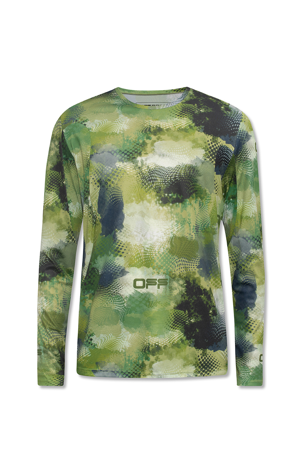 Off white camo hotsell long sleeve t shirt